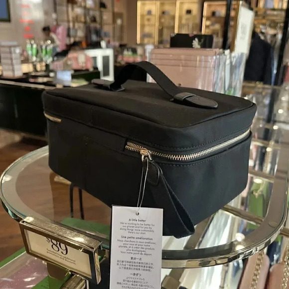 Kate Spade Chelsea Travel Cosmetic Case KC635-BLK - Picture 5 of 9